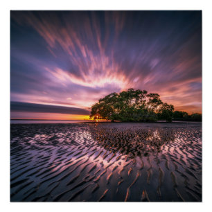 Affiches Cloud and Sea Waves