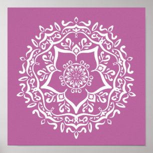 Affiches Clover Mandala