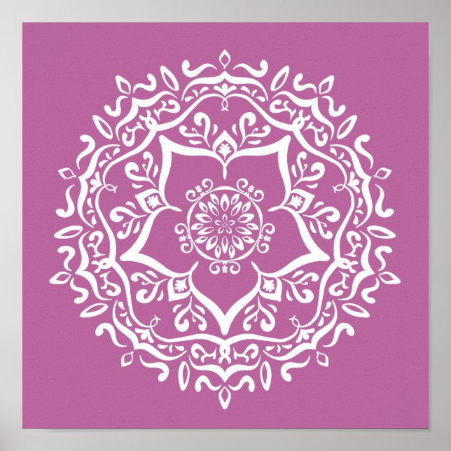 Affiches Clover Mandala (Devant)