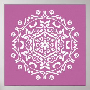 Affiches Clover Mandala