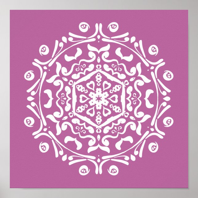 Affiches Clover Mandala (Devant)
