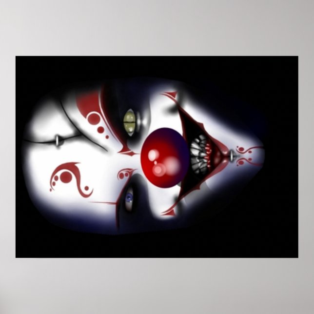 Affiches Clown malin (Devant)