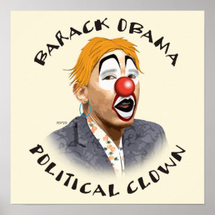 Affiches Clown politique