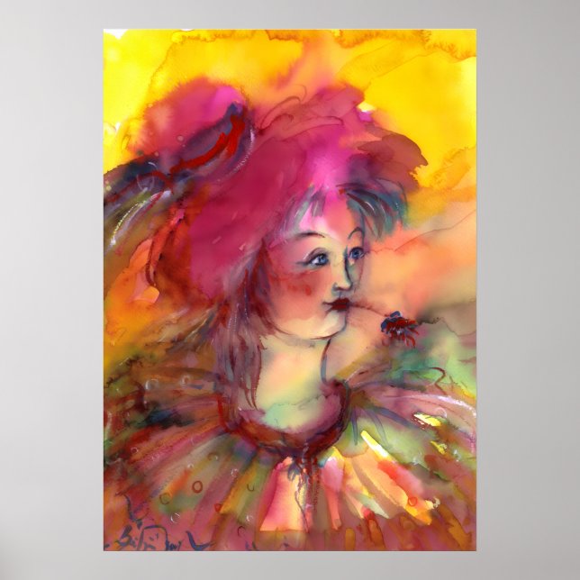 AFFICHES CLOWN ROSE (Devant)