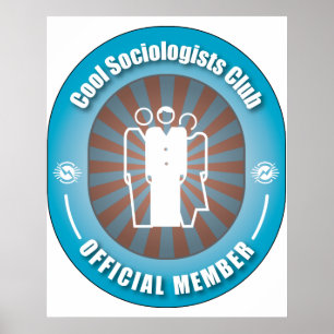 Affiches Club cool de sociologues