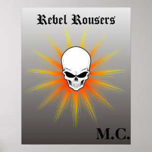 Affiches Club de moto Rebel Rousers