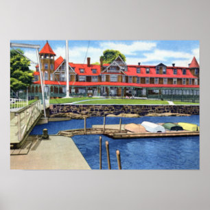 Affiches Club de yacht de Larchmont New York