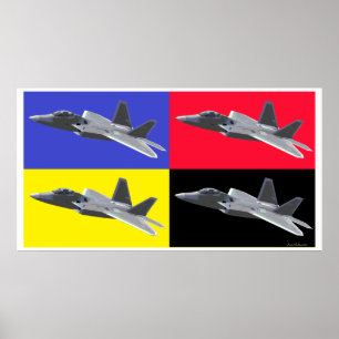 Affiches CMYK F-22 Raptor