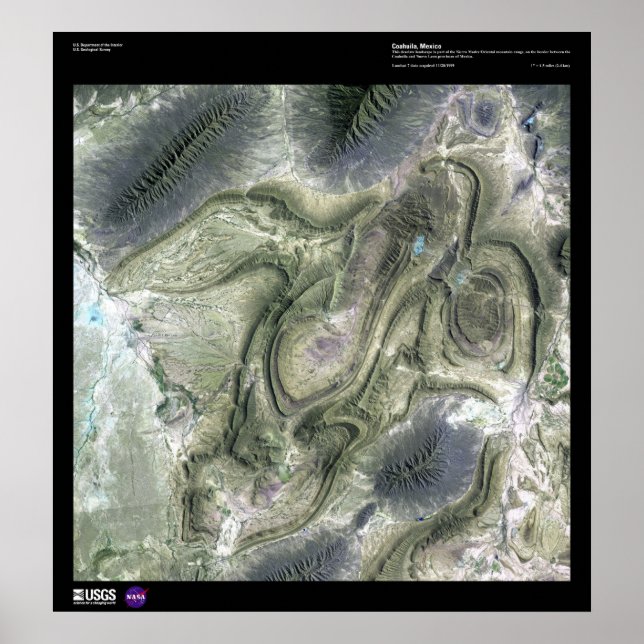 Affiches Coahuila Mexique (Devant)