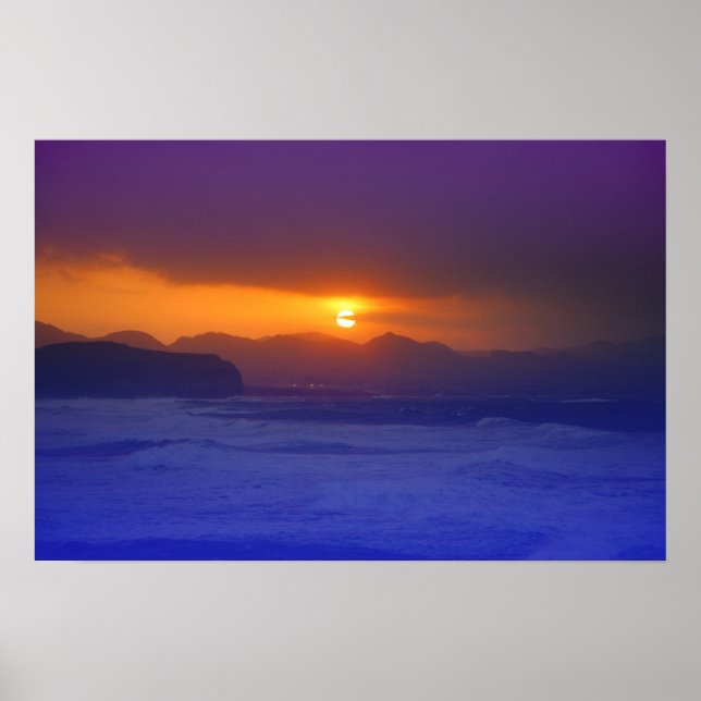 Affiches Coastal sunset (Devant)