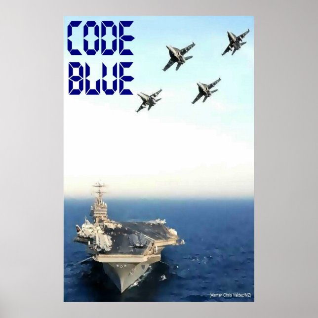 Affiches Code bleu : CVN 70 (Devant)