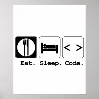 Affiches code de sommeil
