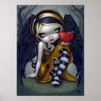 Affiches Coeur des ongles ART IMPRIMER gothique Saint-Valen