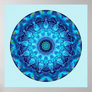 Affiches Coeur du mandala 5 de reddition