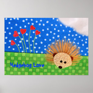 Affiches Coeurs de hérissons !