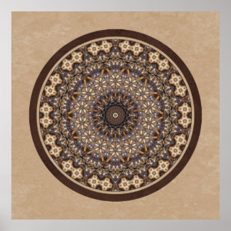 Affiches Coffee Colors Abstract Mandala