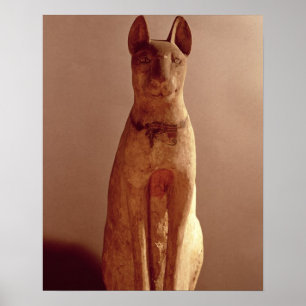 Affiches Coffin of a cat protected by the goddess Bastet (p