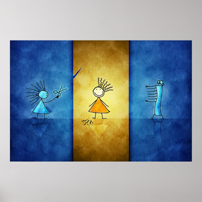 Affiches Coiffeur (Devant)