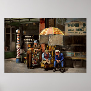 Affiches Coiffeur - au salon de coiffure 1937 du Nelson