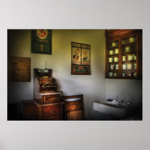 Affiches Coiffeur - la caisse enregistreuse