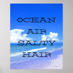 Affiches Coiffure salée Ocean Air