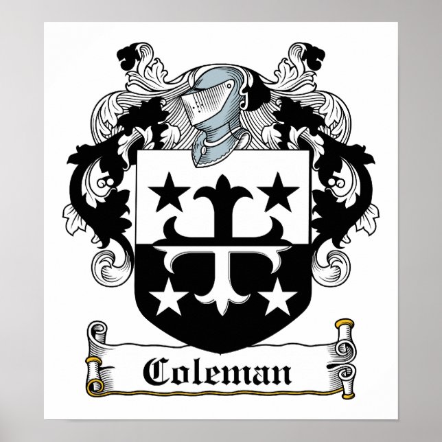 Affiches Coleman Family Crest (Devant)