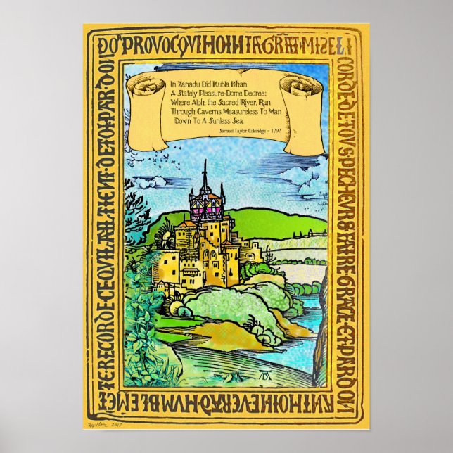 Affiches Coleridge et Dürer à Xanadu (Devant)