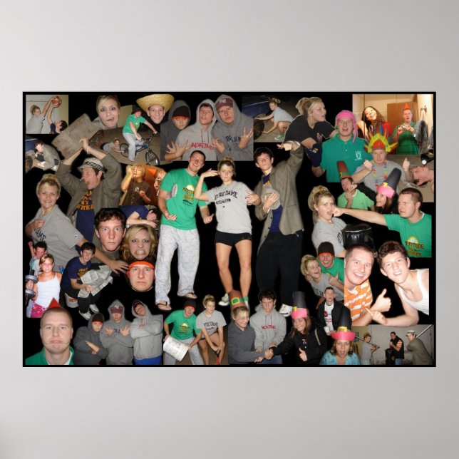 Affiches Collage #2 de Justin (Devant)