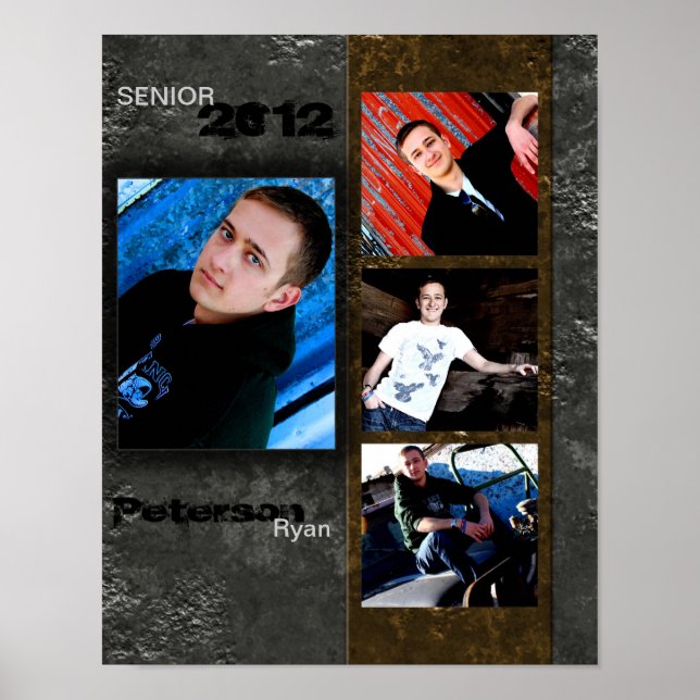 Affiches Collage de 11 po x 14 po de 4 emplacements supérie (Devant)