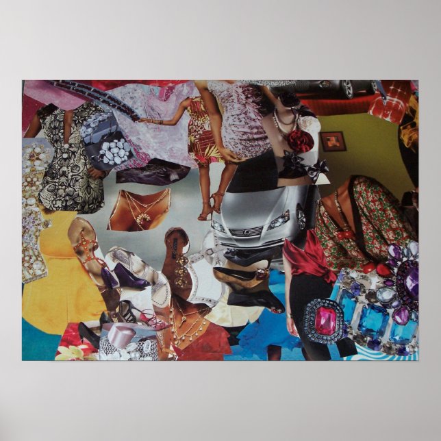 Affiches Collage de la maison de mode (Devant)