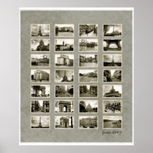 Affiches Collage de photos en France
