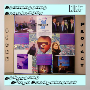 Affiches Collage de projet de CACAC