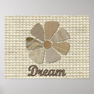 Affiches Collage de rêve inspiré