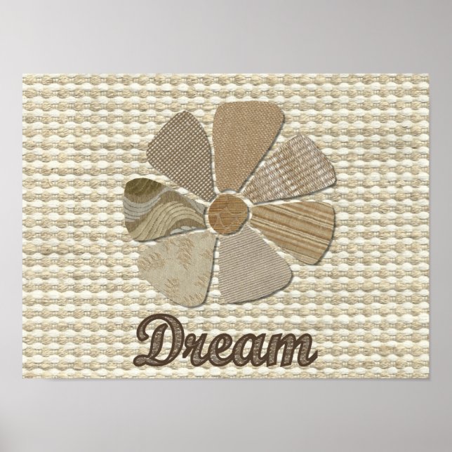 Affiches Collage de rêve inspiré (Devant)