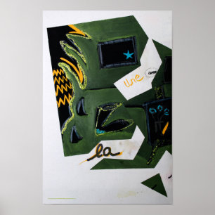 Affiches Collages Bruyants Livre de l'artiste Odd triste No