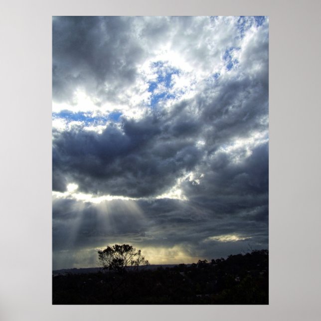 Affiches Collecte de l'affiche des nuages (Devant)