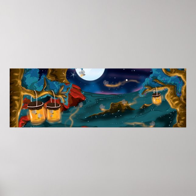 Affiches Collecte de lucioles (Devant)