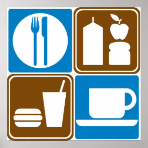 Affiches Collecte des signaux routiers des services aliment