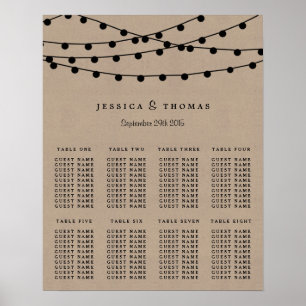 Affiches Collection de Mariages Rustic Kraft