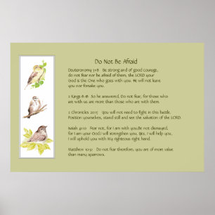 Affiches Collection Ne Pas Avoir Peur Écritures Courage