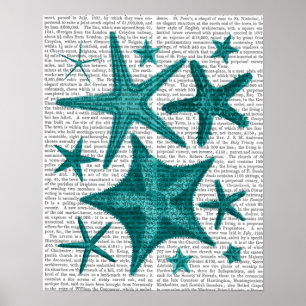 Affiches Collection Starfish verte