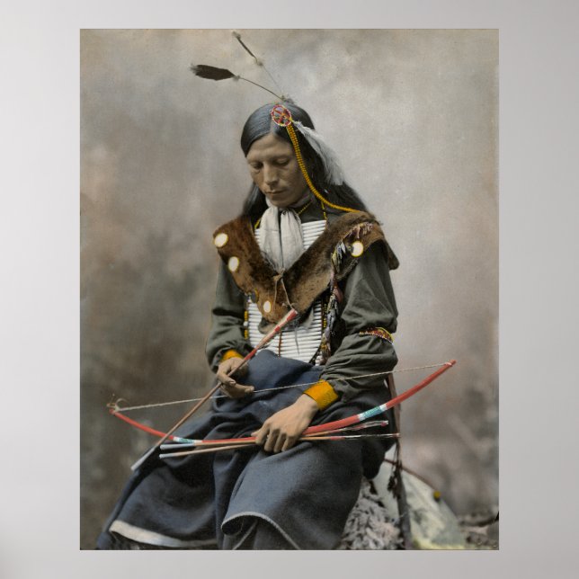 Affiches Collier d'os, chef du conseil 1899 (Devant)