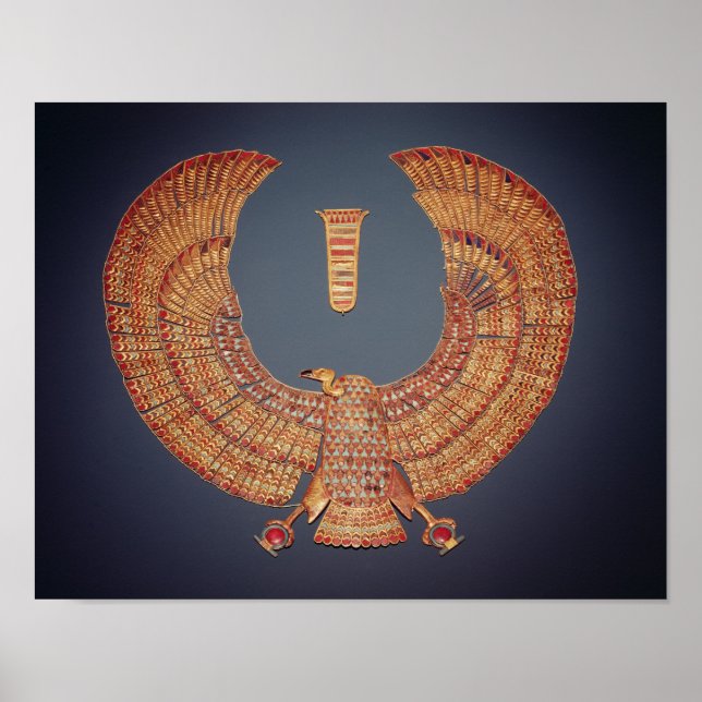 Affiches Collier sous forme de déesse vautours (Devant)