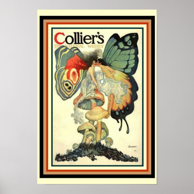 Affiches Collier's Magazine 1910 Art Nouveau Couverture 13  (Devant)