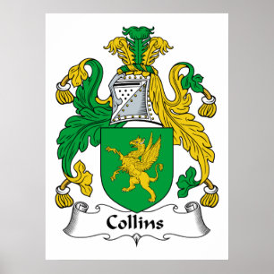 Affiches Collins Family Crest