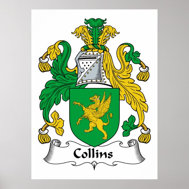 Affiches Collins Family Crest (Devant)
