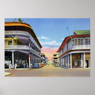 Affiches Colon Panama Front Street