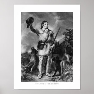 Affiches Colonel Davy Crockett