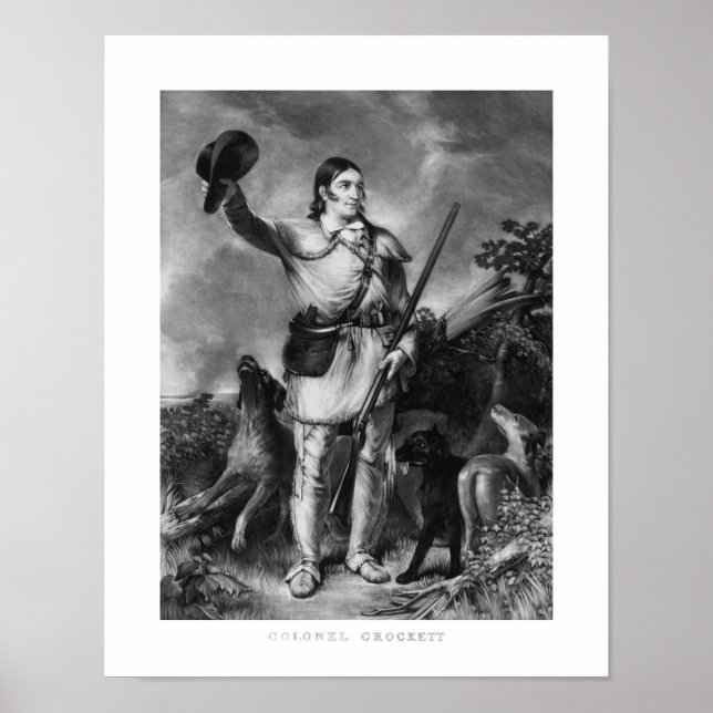 Affiches Colonel Davy Crockett (Devant)