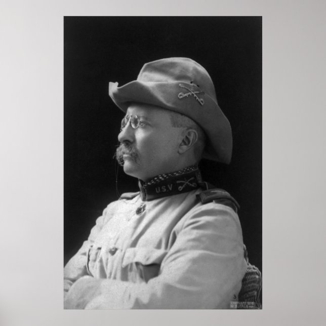 Affiches Colonel Theodore Roosevelt de 1898 (Devant)